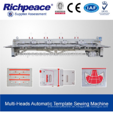 Multi-Head Brücken-Art-automatische dünne Material-Schablonen-Nähmaschine